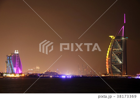 Burj al Arab and Jumeirah Hotels, Dubai, UAE Burj al Arab and Jumeirah Hotels, Dubai, UAE 38173369