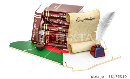 Constitution of Algeria concept, 3D rendering 38176310