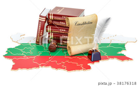 Constitution of Bulgaria concept, 3D rendering 38176318