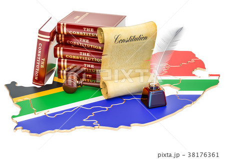 Constitution of South Africa concept, 3D rendering 38176361