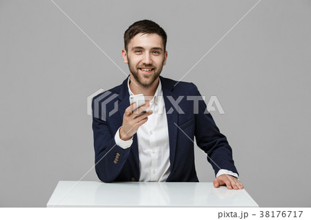 Business Concept - Portrait Handsome Business man 38176717