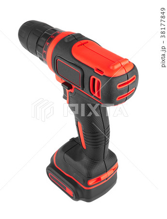 Battery screwdriver or drill on white Battery screwdriver or drill on white 38177849