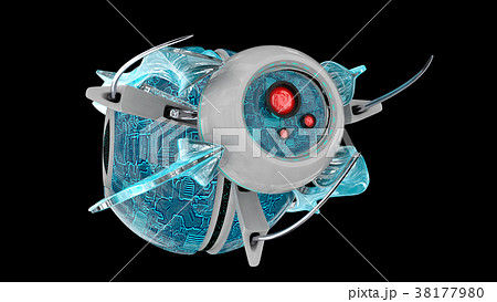 Nano robot 3D render Nano robot 3D render 38177980