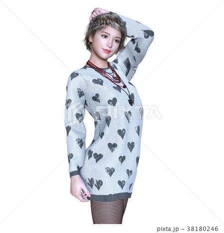 若い女性 38180246