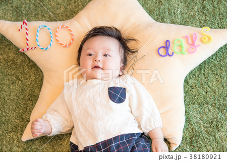 生後100日の赤ちゃん 38180921