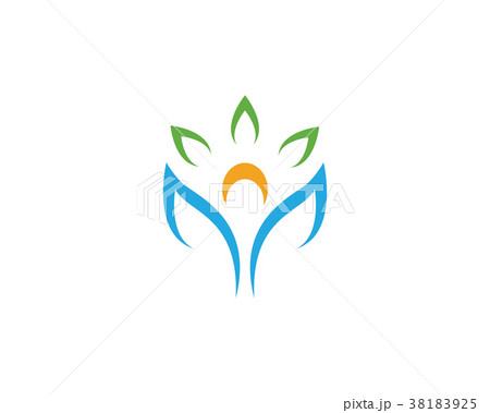 Human character logo sign 38183925