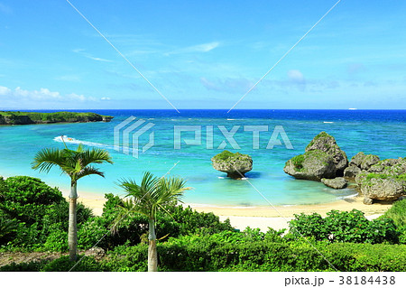 沖縄 読谷村 ニライビーチ 沖縄 読谷村 ニライビーチ 38184438