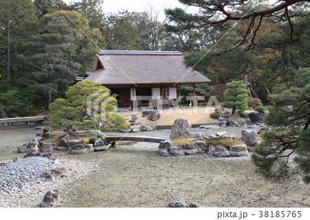 冬の桂離宮 庭園 松琴亭 京都 冬の桂離宮 庭園 松琴亭 京都 38185765