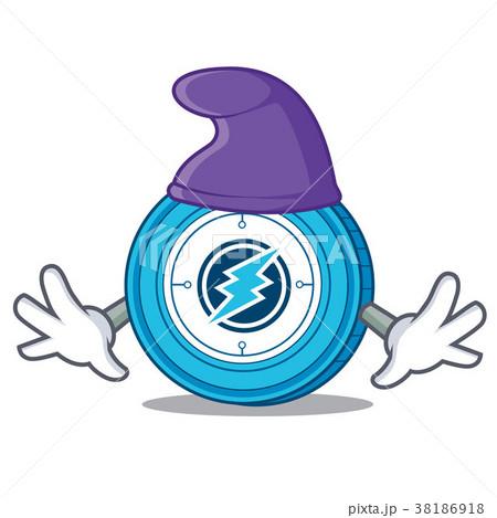 Elf Electroneum coin chracter cartoon 38186918