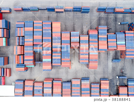 Large container shipping at shipping yard Large container shipping at shipping yard 38188841