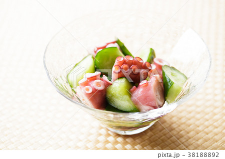 蛸と胡瓜の三杯酢 蛸と胡瓜の三杯酢 38188892