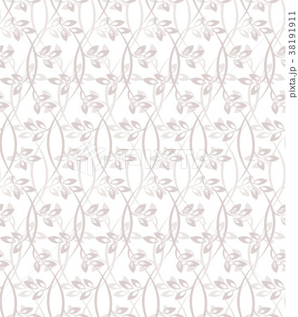Flower pattern. Seamless white and pink ornament. 38191911