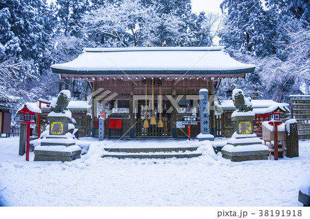 雪の葛木神社 38191918