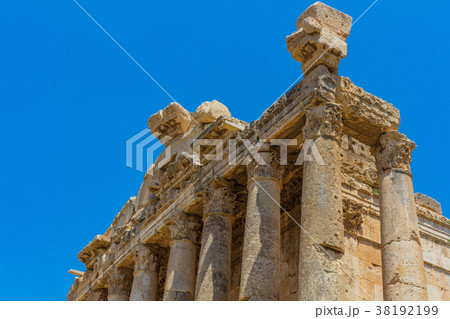 Temple of Bacchus romans ruins Baalbek Beeka Temple of Bacchus romans ruins Baalbek Beeka 38192199