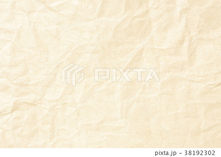 Crumpled yellow paper texture 38192302