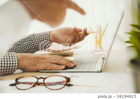 Young creative managers team working with new s Young creative managers team working with new s 38194625