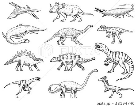 Dinosaurs set, Tyrannosaurus rex, Triceratops 38194740