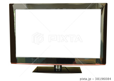 light emitting diode television on white backgroun light emitting diode television on white backgroun 38196084