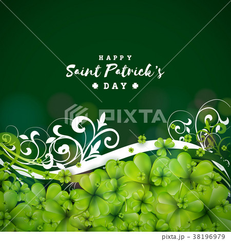 Saint Patricks Day Background Design with Green Saint Patricks Day Background Design with Green 38196979