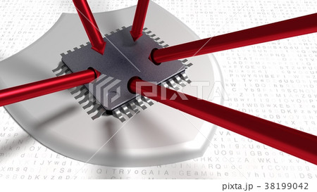 Red steel arrows trying to hit a cpu on a shield 38199042