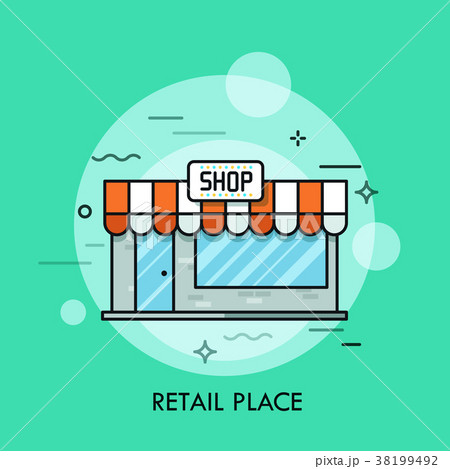 Concept of retail place, convenience store 38199492