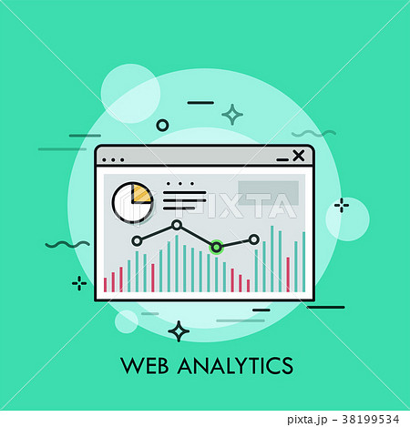 Diagram, bar chart and linear graph inside browser 38199534