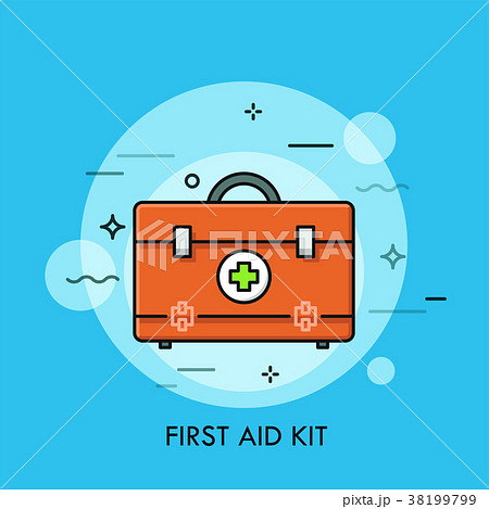 First aid kit or bag with medicines. 38199799
