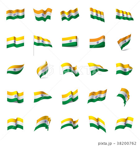 India flag, vector illustration 38200762