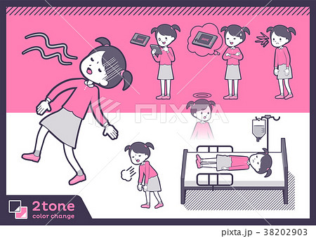 2tone type Pink clothing girl_set 10 38202903