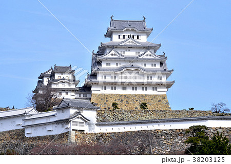 世界遺産姫路城 国宝姫路城 白鷺城 日本イメージ 姫路イメージの写真素材