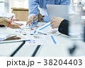 ビジネス　ミーティング　手元 38204403