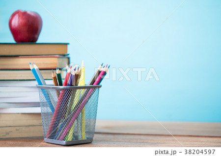 Mix of office supplies and gadgets. Mix of office supplies and gadgets. 38204597