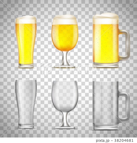 Set of glass of beer 38204681