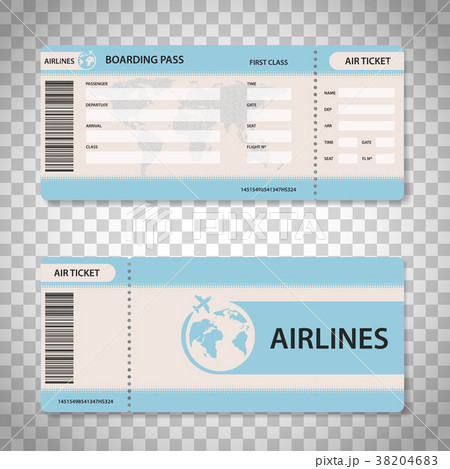 Design of boarding pass 38204683