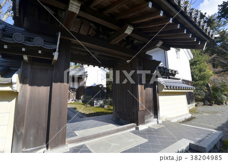 弘川寺　庫裏門 38204985