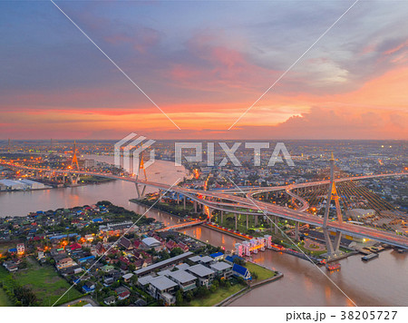 Bangkok Expressway top view 38205727