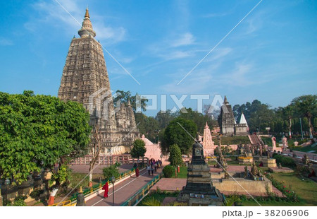 Budhagaya stupa is number one of Buddhism landmark Budhagaya stupa is number one of Buddhism landmark 38206906