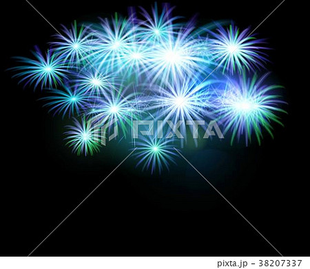 set of isolated vector fireworks 38207337