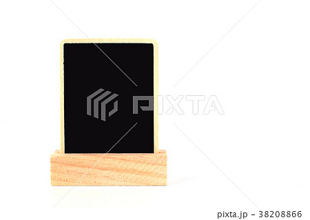 a blank blackboard label isolated on white 38208866