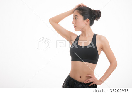 くびれ ダイエットイメージ 若い女性 くびれ ダイエットイメージ 若い女性 38209933