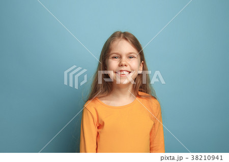 Win - emotional blonde teen girl have a happiness 38210941