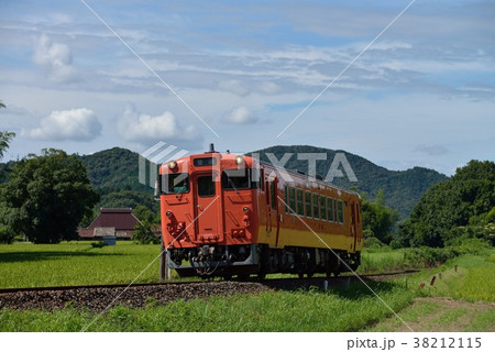 夏のローカル線キハ40 38212115