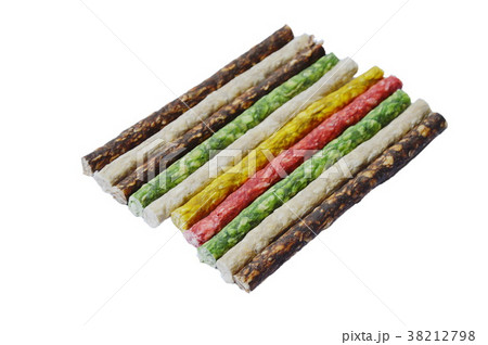 dog snack crunchy stick made from cow skin  38212798