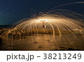 Amazing steel wool coast the sea on the beach  38213249