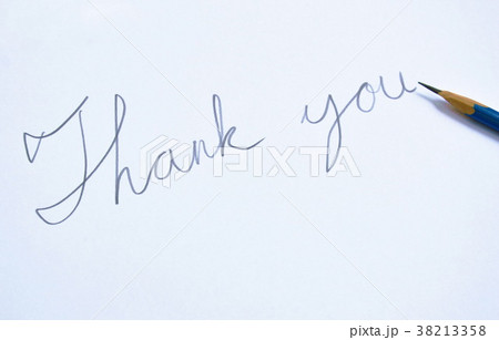 pencil write hello word on white paper 38213358