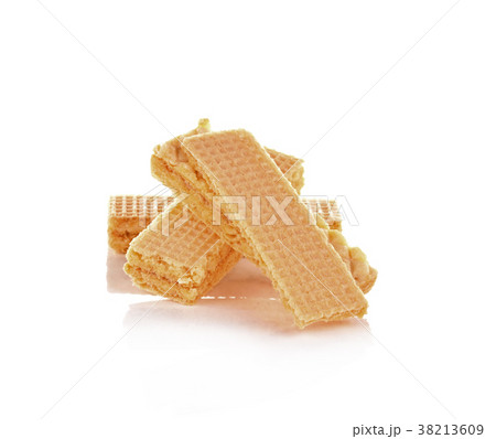 Wafers on a white background 38213609