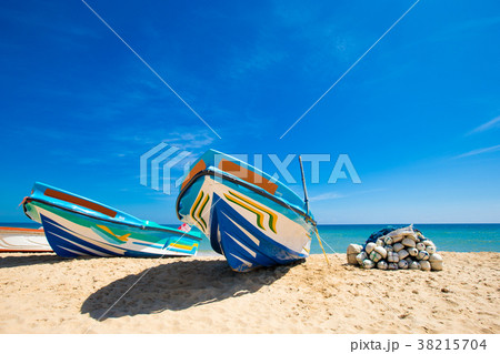 Fishing boat bow Fishing boat bow 38215704
