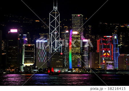 尖沙咀からの夜景 尖沙咀からの夜景 38216415