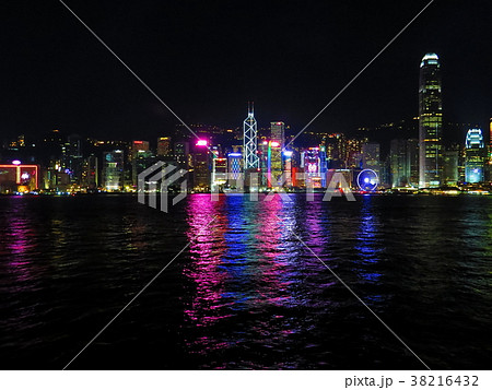 尖沙咀の夜景 尖沙咀の夜景 38216432