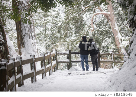 拉拉山 雪景 銀世界 38218649